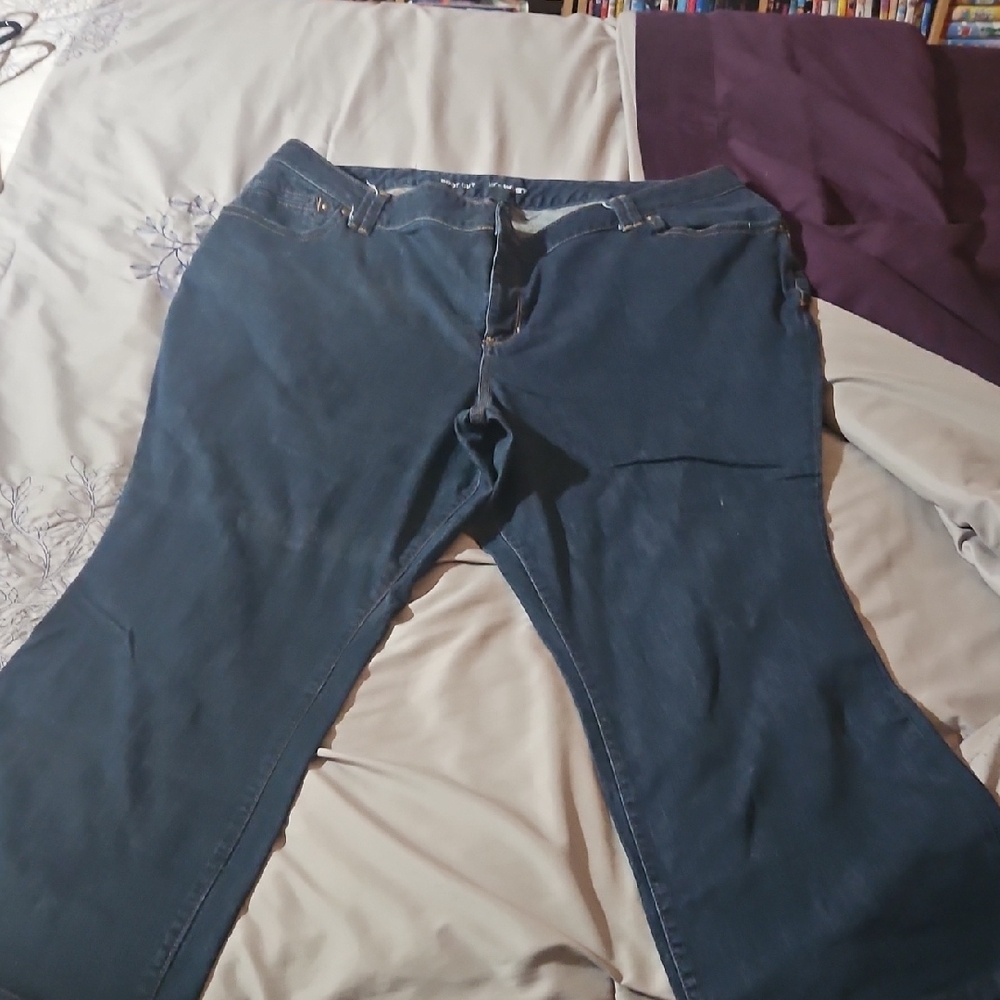 Lane Bryant Dark Blue Boot Cut Jeans